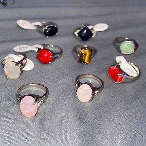 big chunky rings, selling them all together